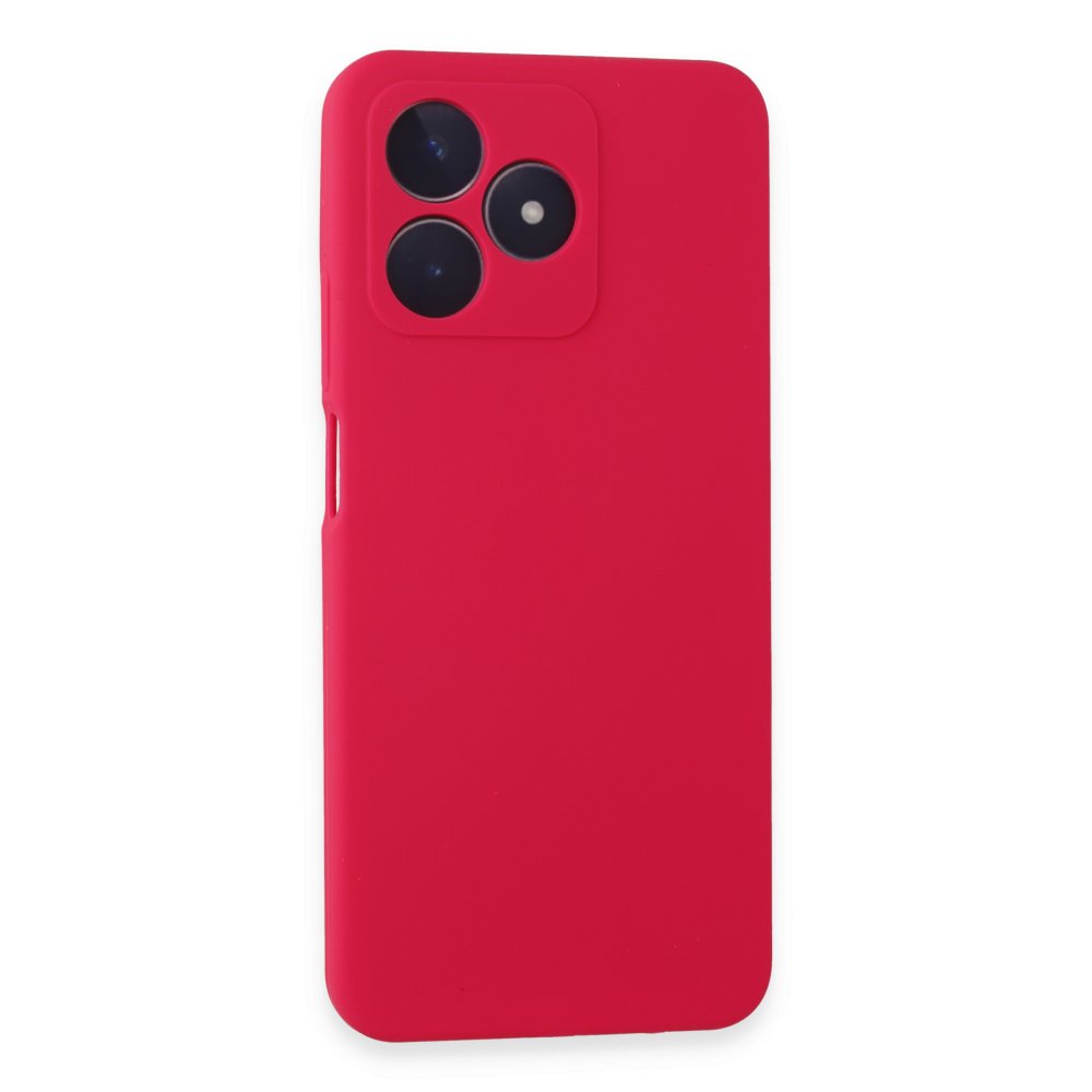 Newface Realme C53 Kılıf Nano içi Kadife Silikon - Pembe