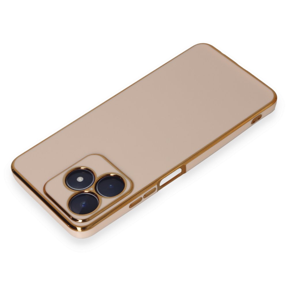 Newface Realme C53 Kılıf Volet Silikon - Pembe