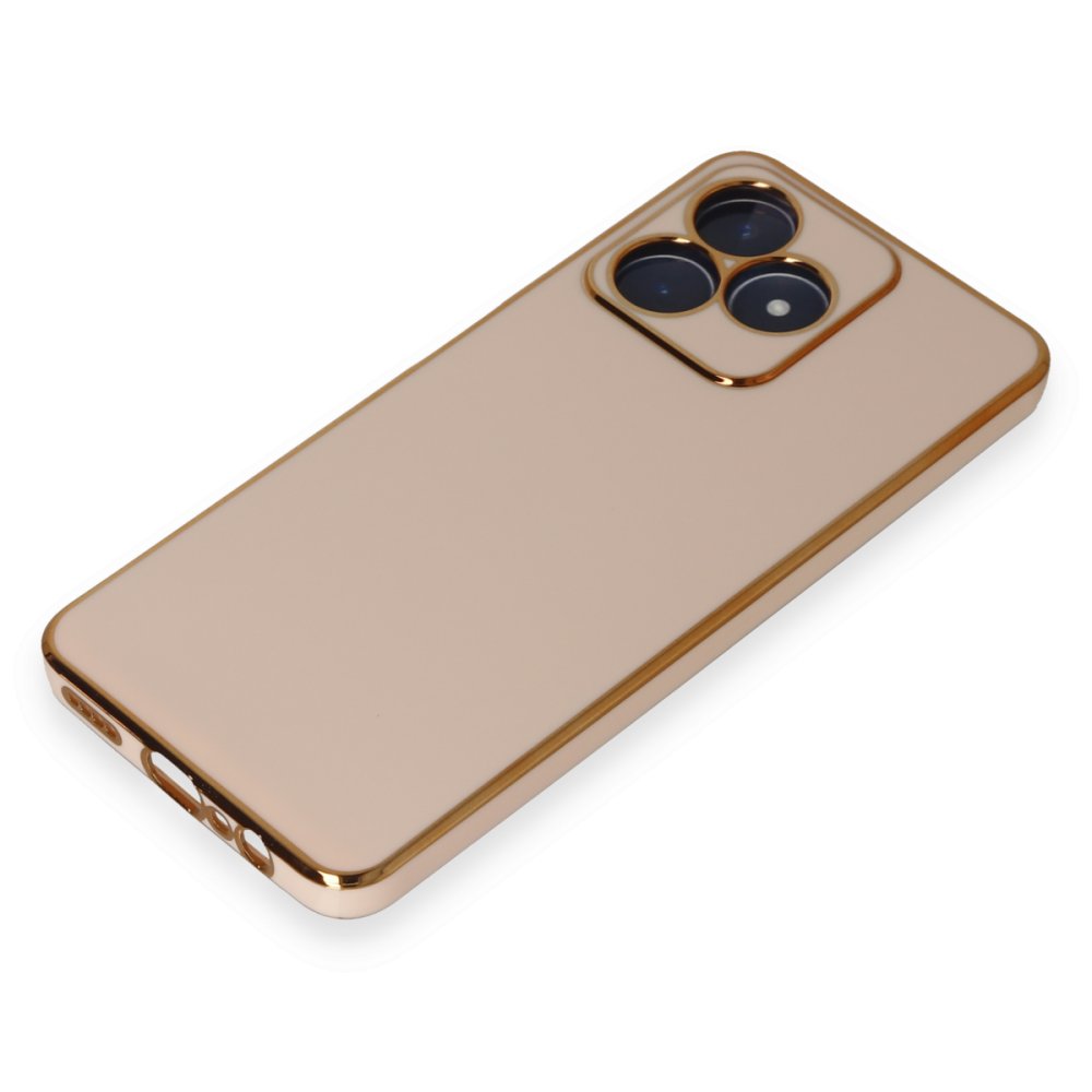 Newface Realme C53 Kılıf Volet Silikon - Pembe