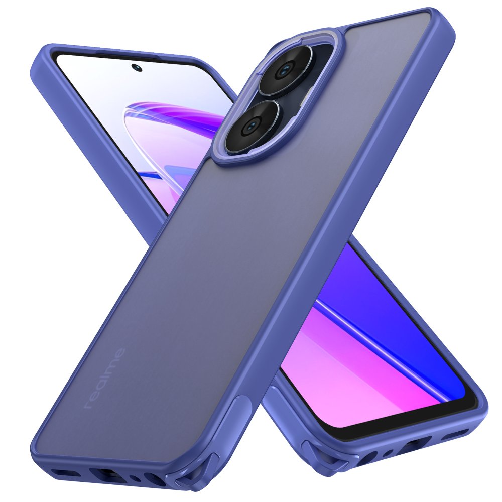 Newface Realme C55 Kılıf Elegant Kapak - Açık Mavi