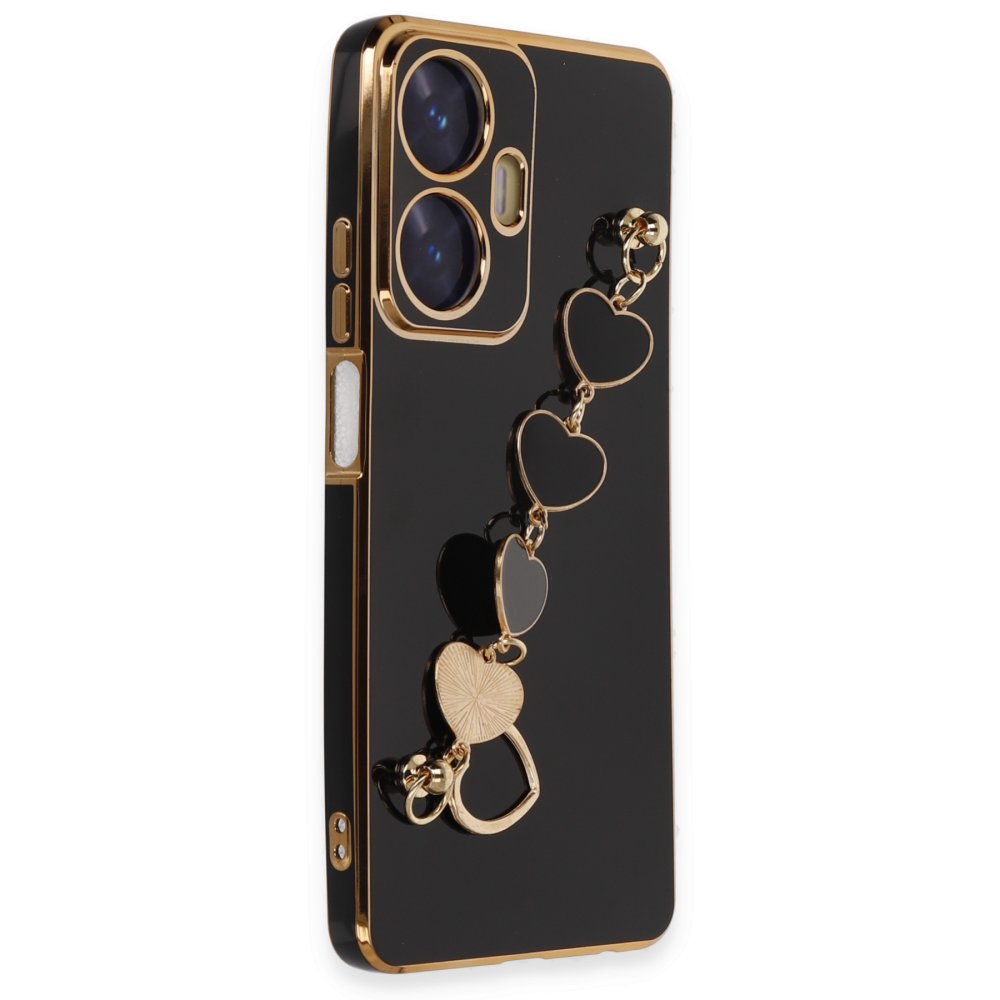 Newface Realme C55 Kılıf Esila Silikon - Siyah