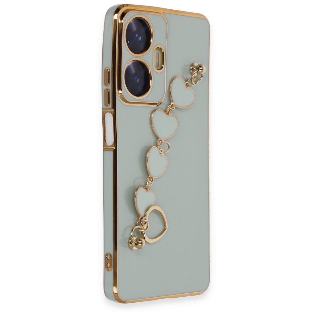 Newface Realme C55 Kılıf Esila Silikon - Su Yeşili