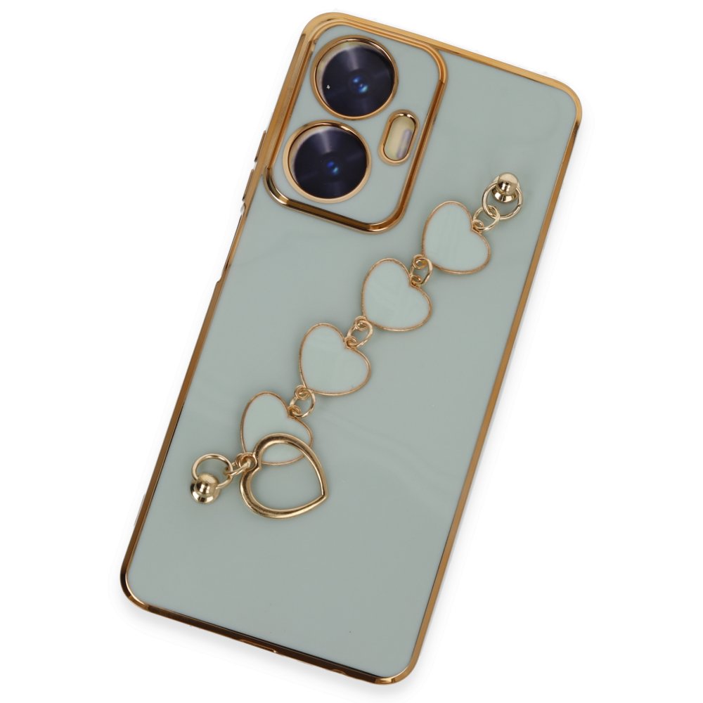 Newface Realme C55 Kılıf Esila Silikon - Su Yeşili