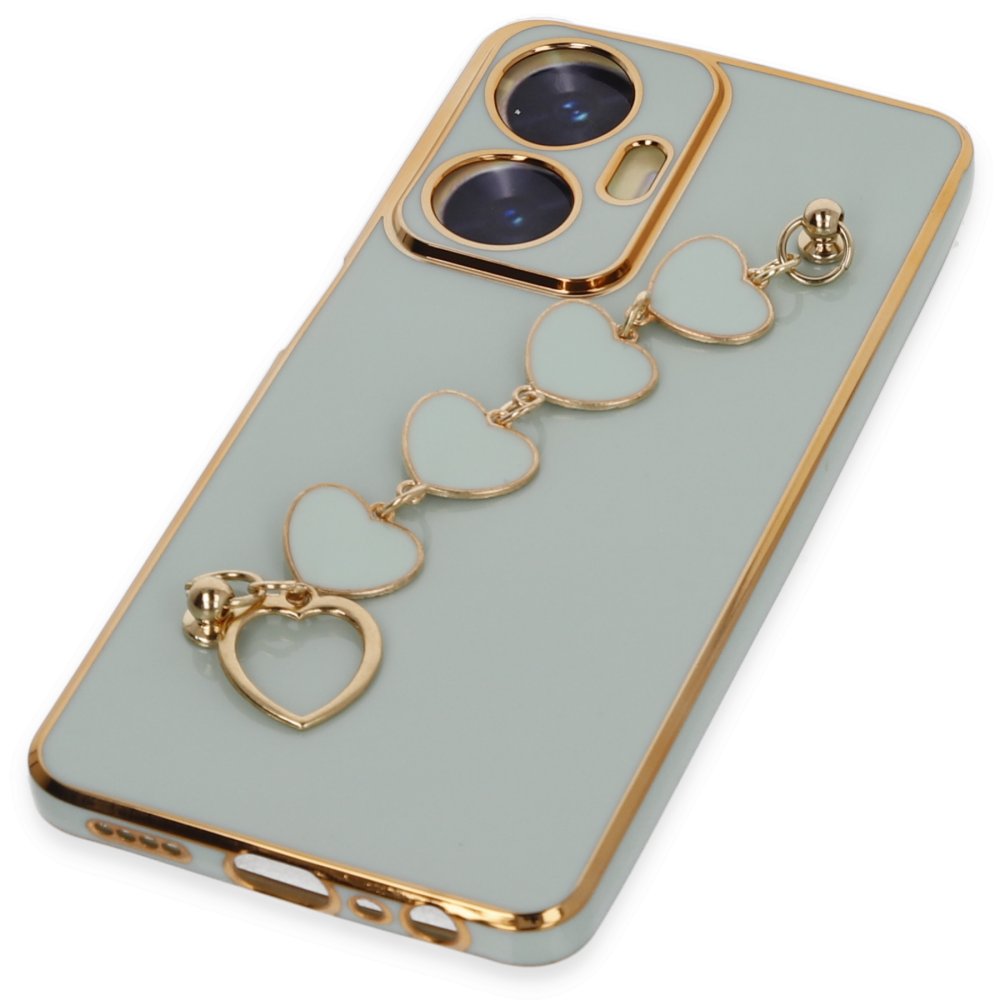 Newface Realme C55 Kılıf Esila Silikon - Su Yeşili