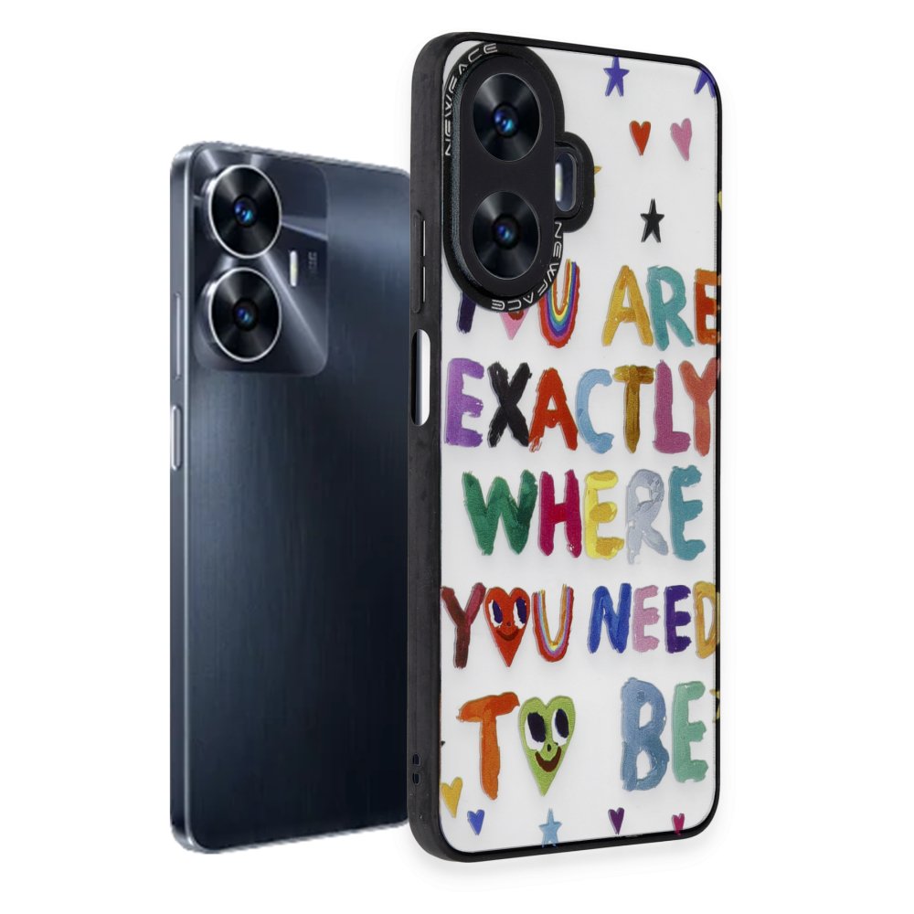 Newface Realme C55 Kılıf Mirror Desenli Kapak - Mirror - 10