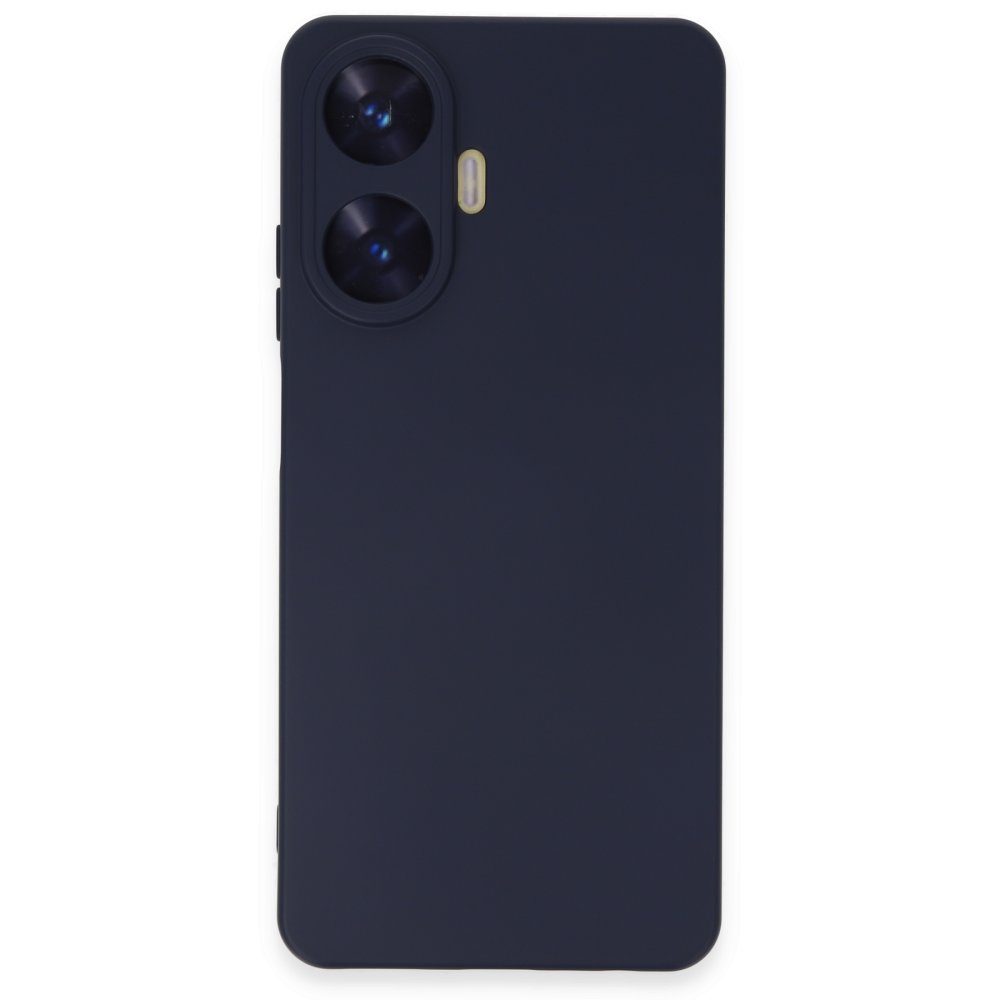 Newface Realme C55 Kılıf Nano içi Kadife Silikon - Mor
