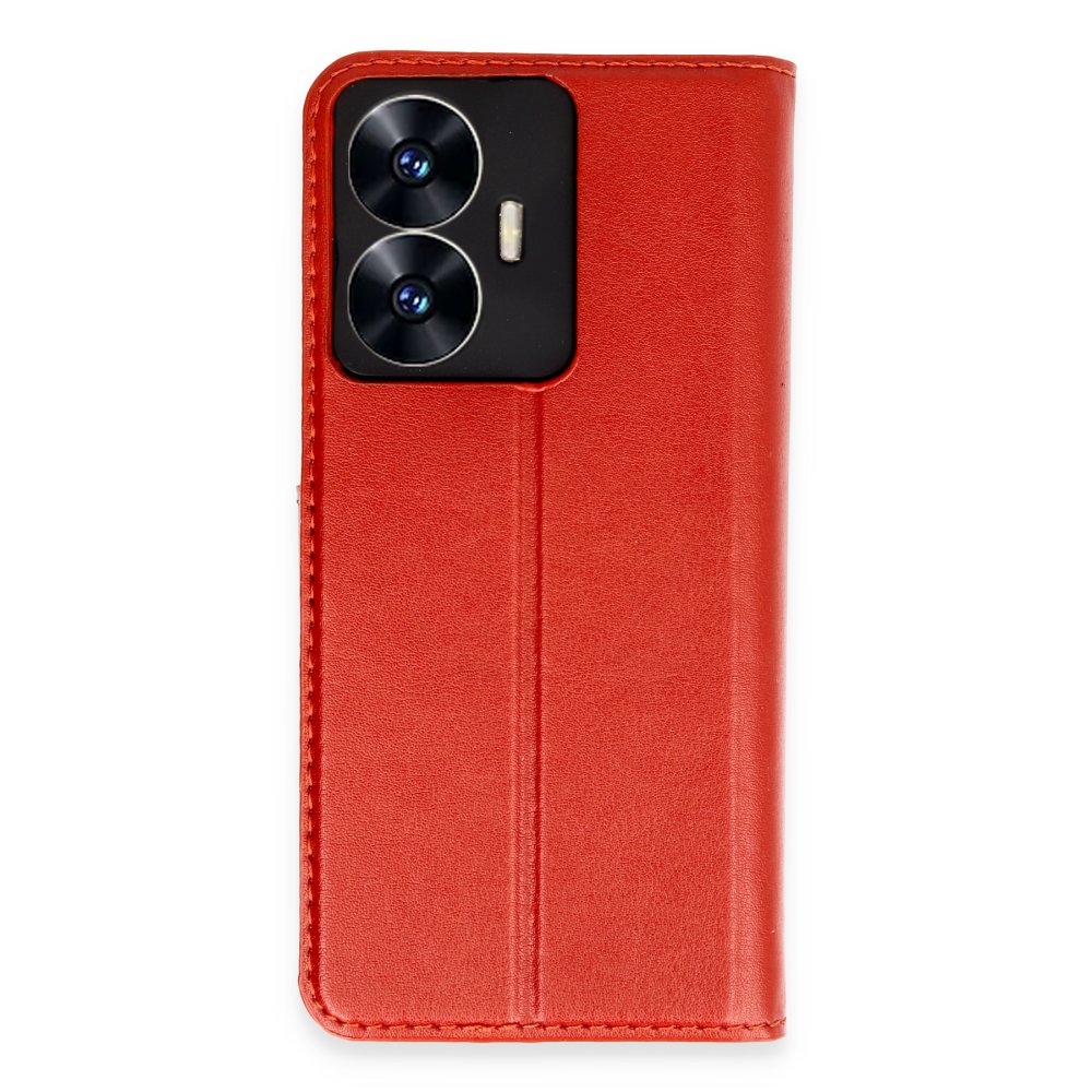 Newface Realme C55 Kılıf Trend S Plus Kapaklı Kılıf - Kırmızı