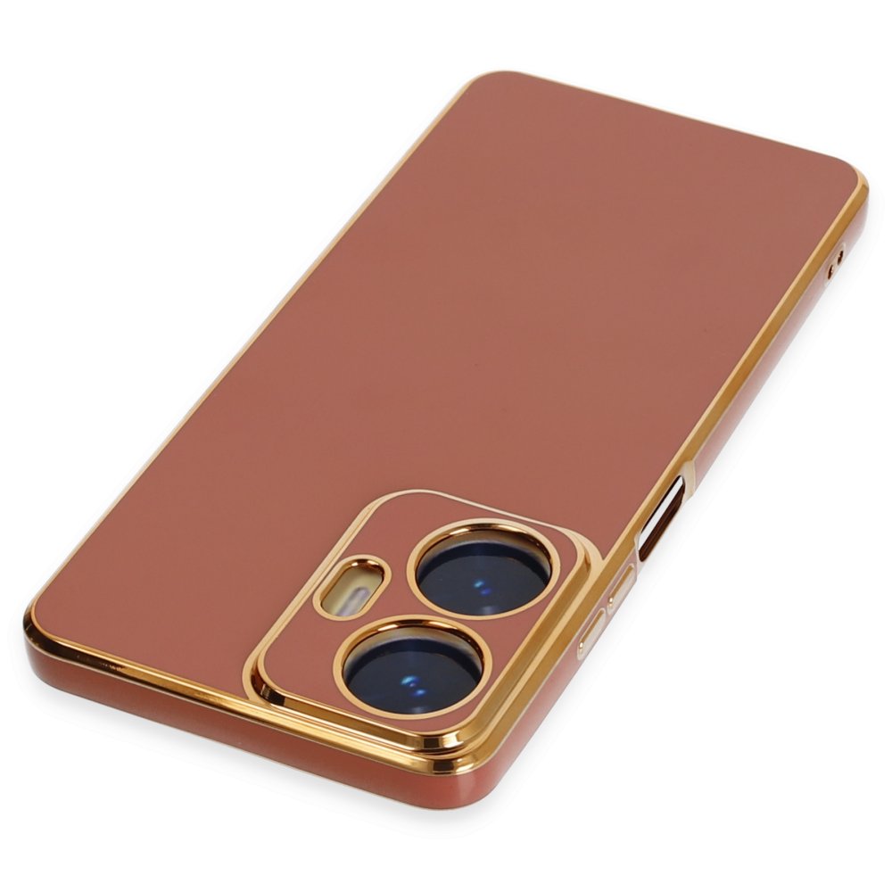 Newface Realme C55 Kılıf Volet Silikon - Kırmızı