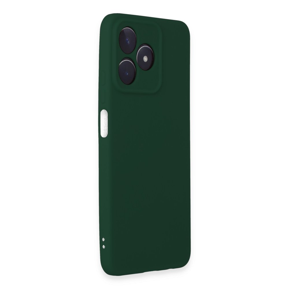Newface Realme Note 50 4G Kılıf First Silikon - Koyu Yeşil