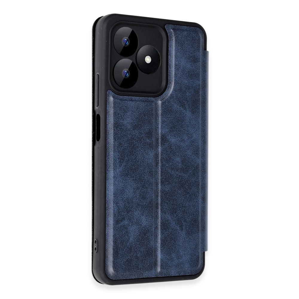 Newface Realme Note 50 4G Kılıf Flip Cover - Lacivert