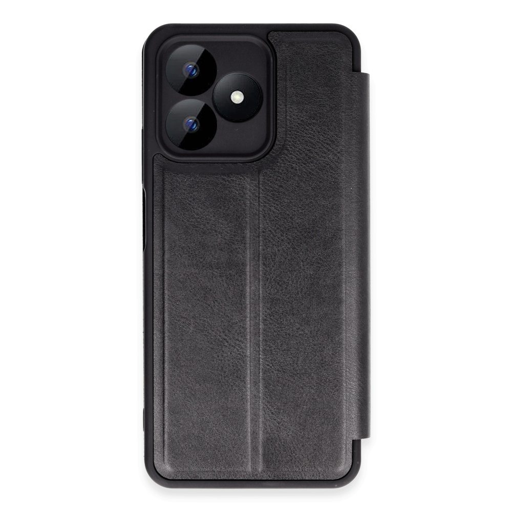 Newface Realme Note 50 4G Kılıf Flip Cover - Siyah