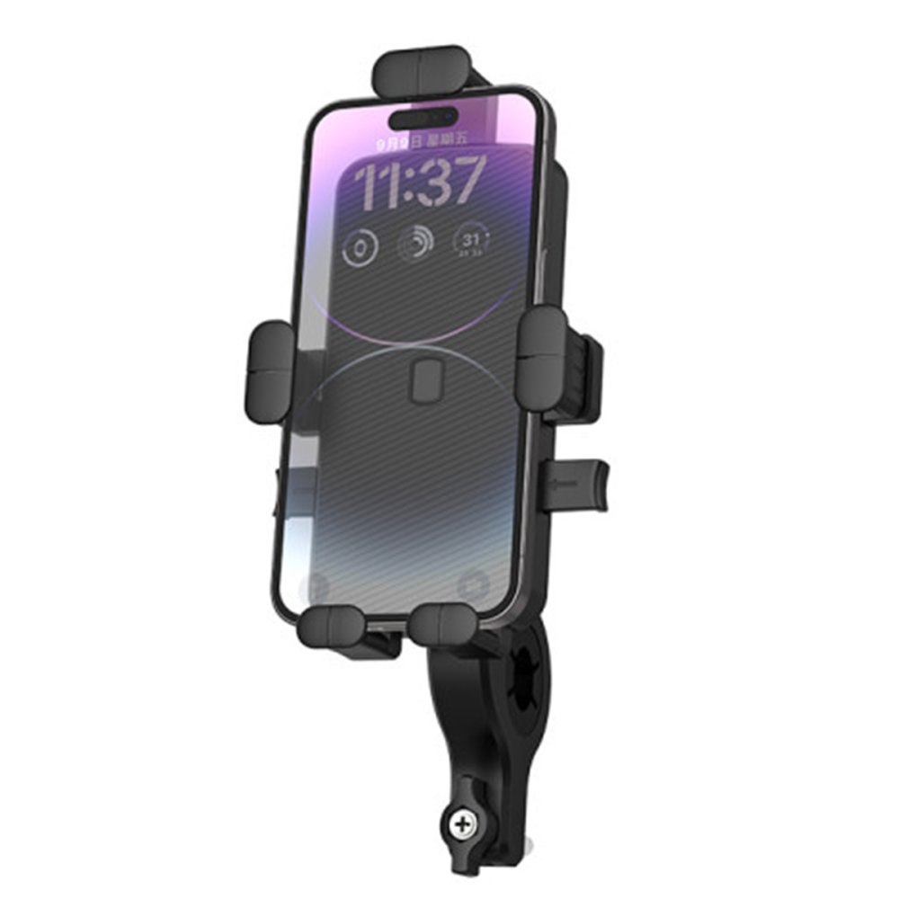 Newface RHO-C30 Motosiklet Telefon Tutucu - Siyah