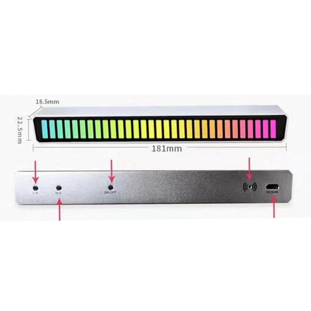 Newface RGB 2.0 Ritim Led Light - Siyah