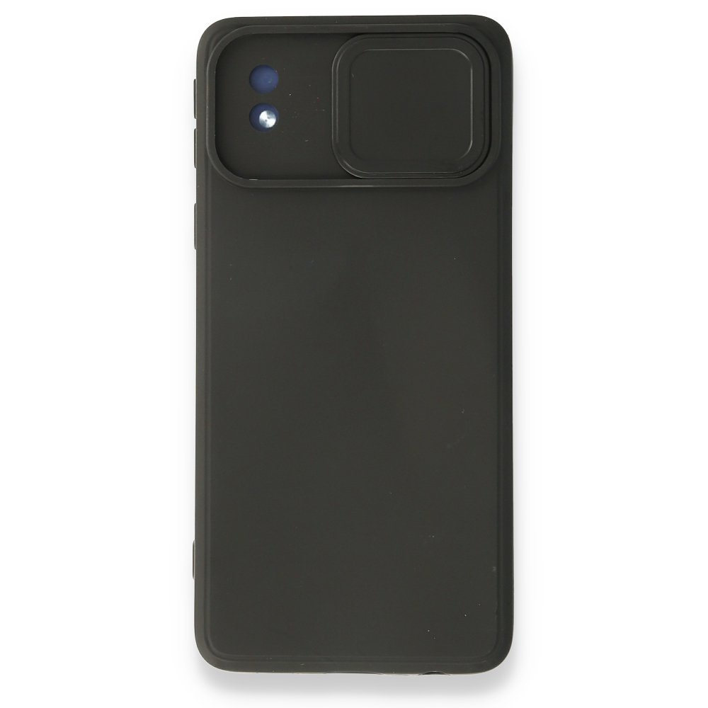Newface Samsung Galaxy A01 Core Kılıf Color Lens Silikon - Siyah