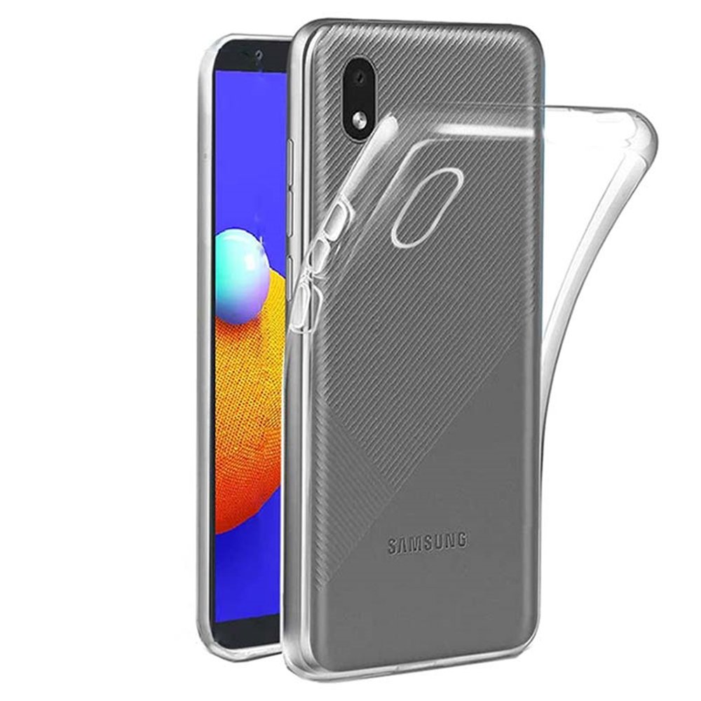 Newface Samsung Galaxy A01 Core Kılıf Lüx Şeffaf Silikon