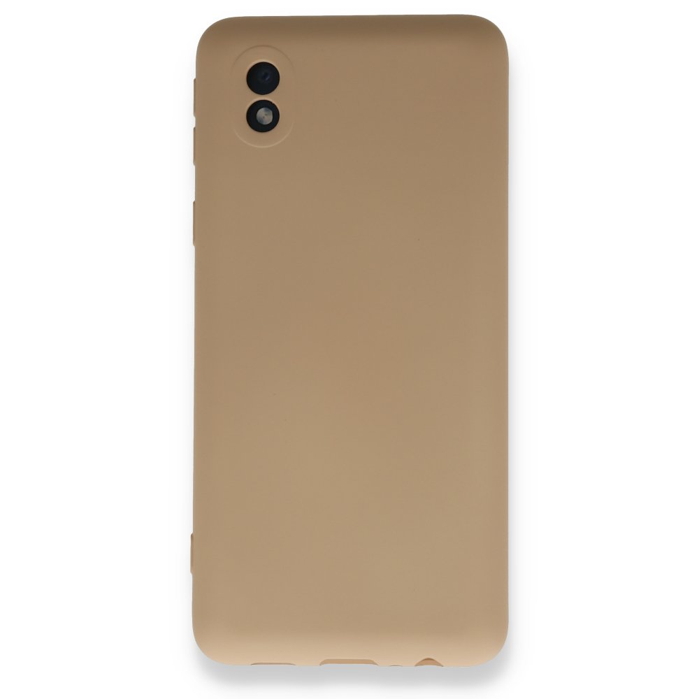 Newface Samsung Galaxy A01 Core Kılıf Nano içi Kadife Silikon - Bej