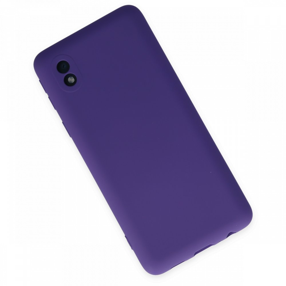 Newface Samsung Galaxy A01 Core Kılıf Nano içi Kadife Silikon - Mor