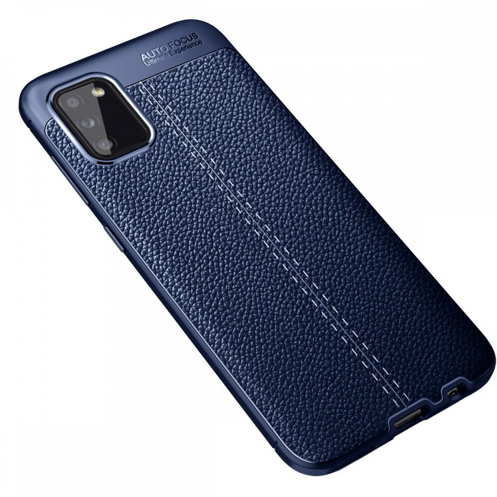 Newface Samsung Galaxy A02S Kılıf Auto Focus Kapak - Lacivert