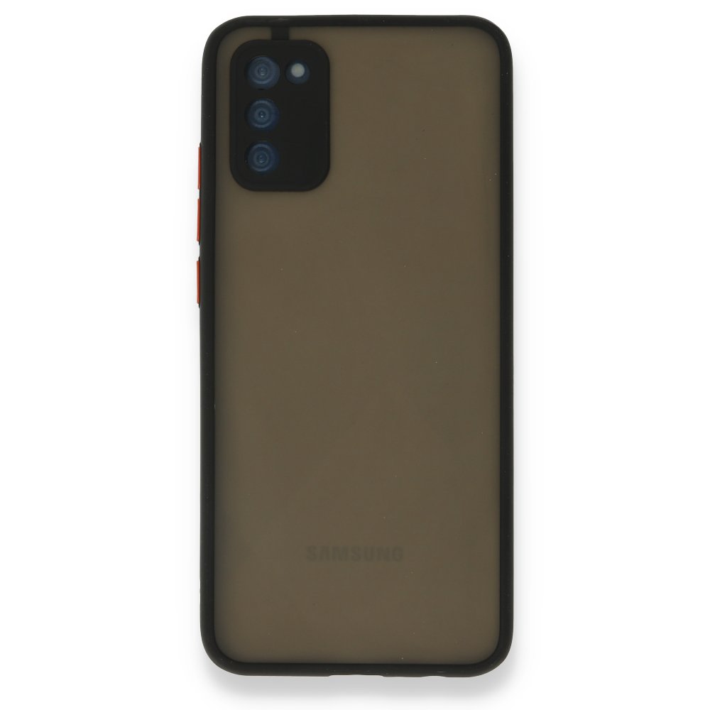 Newface Samsung Galaxy A02S Kılıf Montreal Silikon Kapak - Siyah
