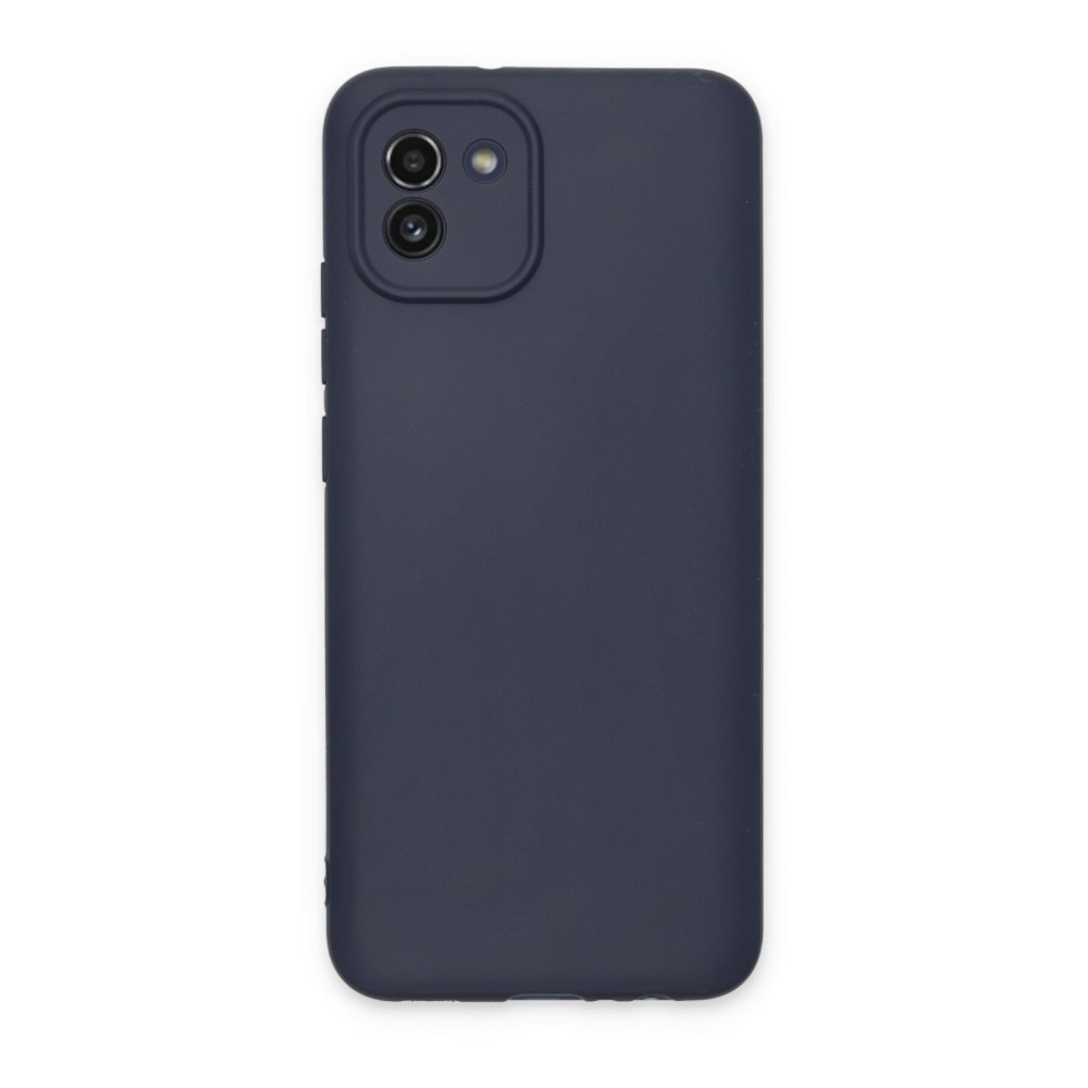 Newface Samsung Galaxy A03 Kılıf First Silikon - Lacivert