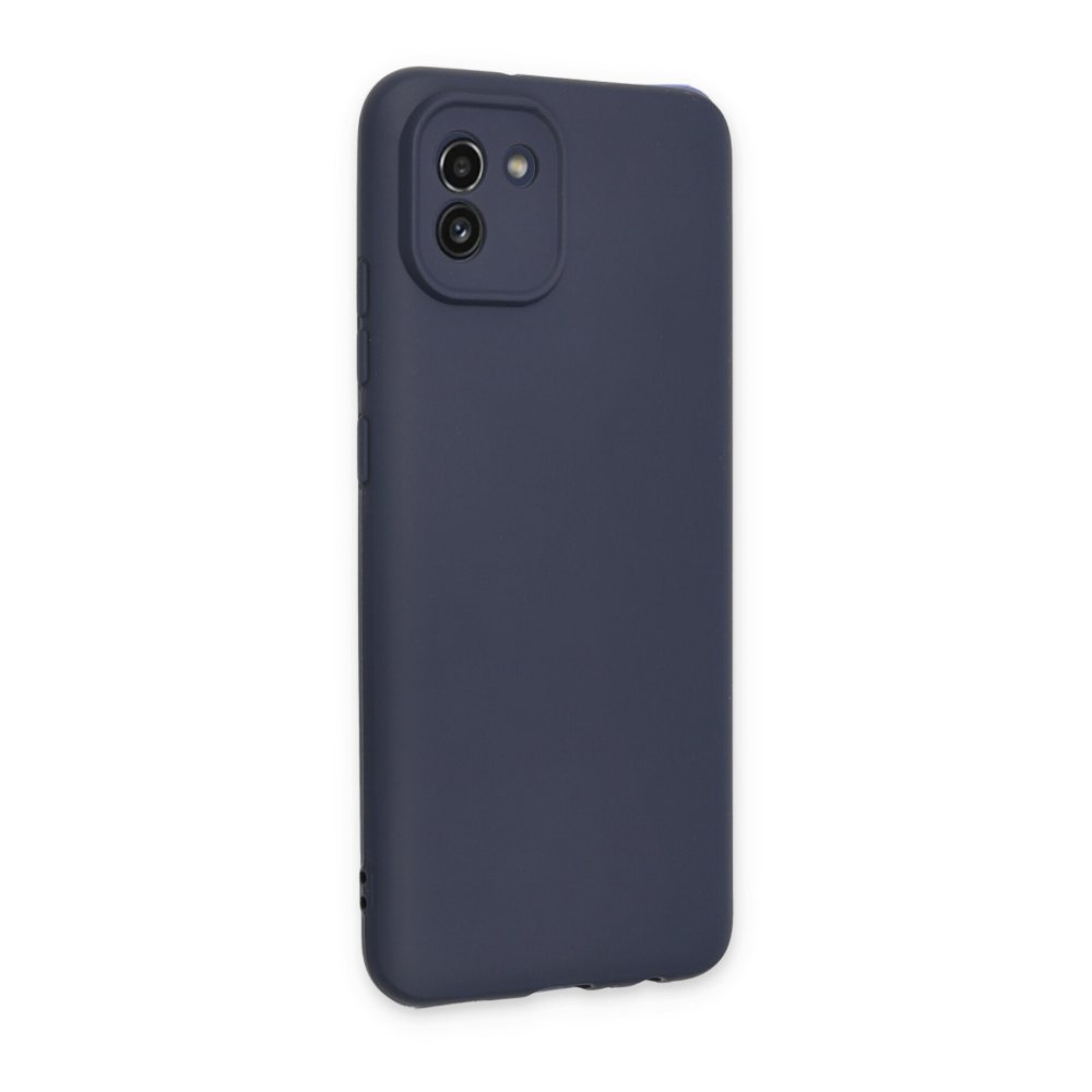 Newface Samsung Galaxy A03 Kılıf First Silikon - Lacivert
