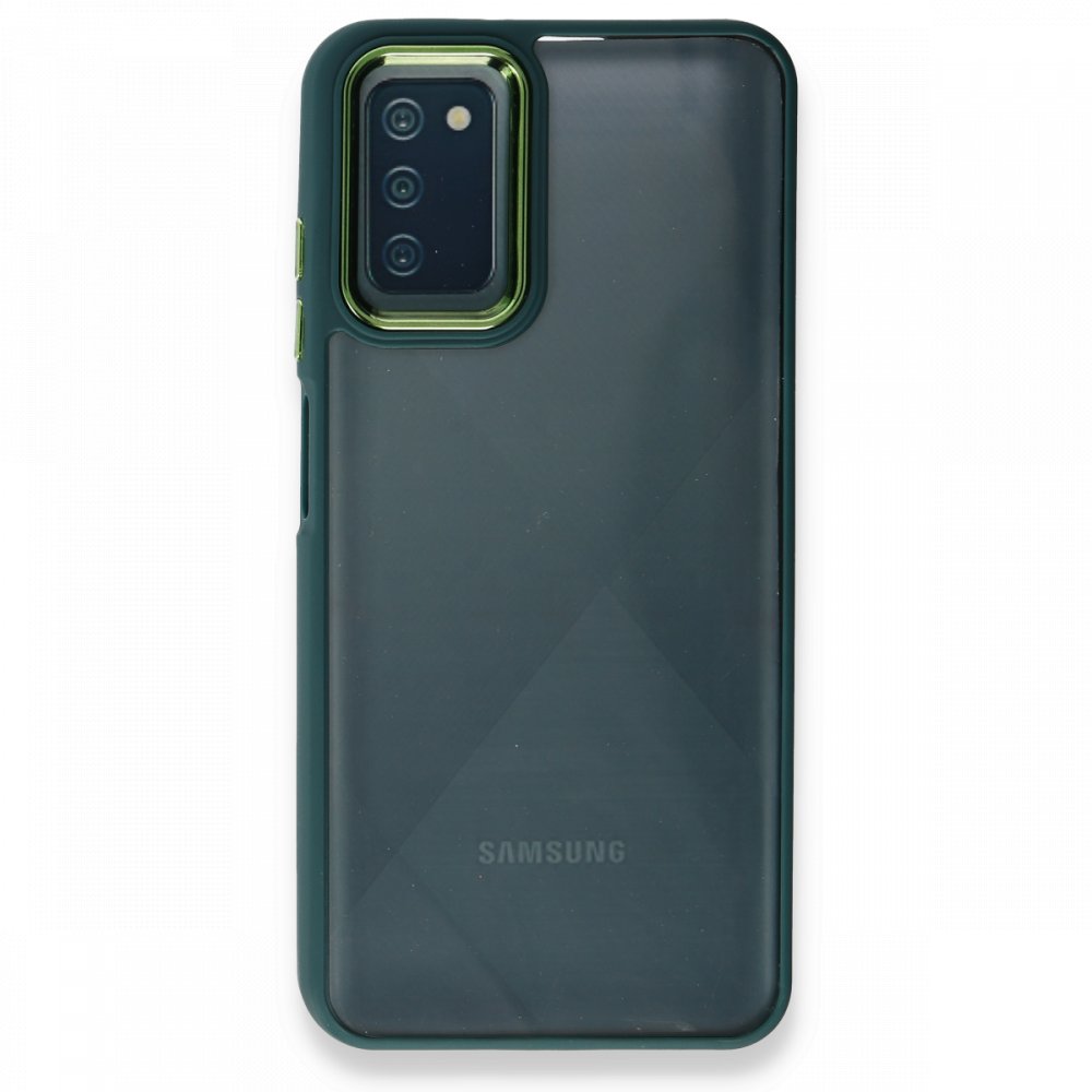 Newface Samsung Galaxy A03S Kılıf Dora Kapak - Haki Yeşil