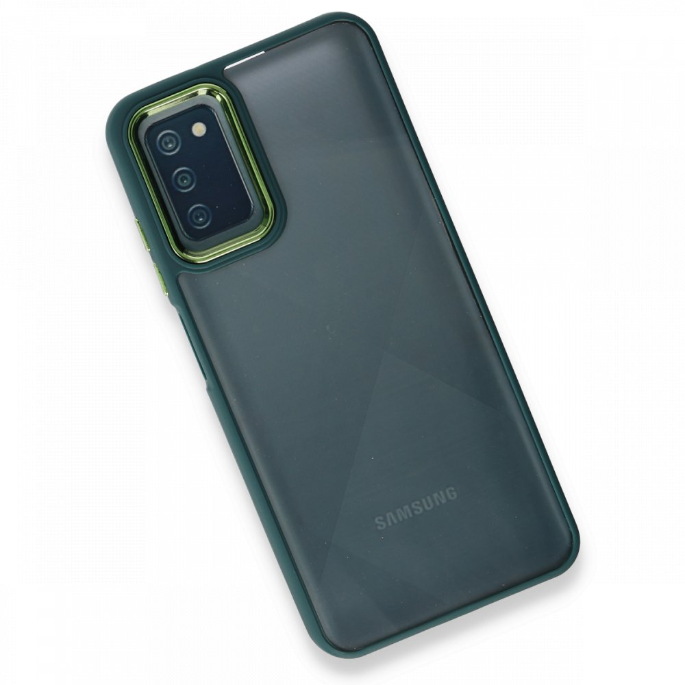 Newface Samsung Galaxy A03S Kılıf Dora Kapak - Haki Yeşil