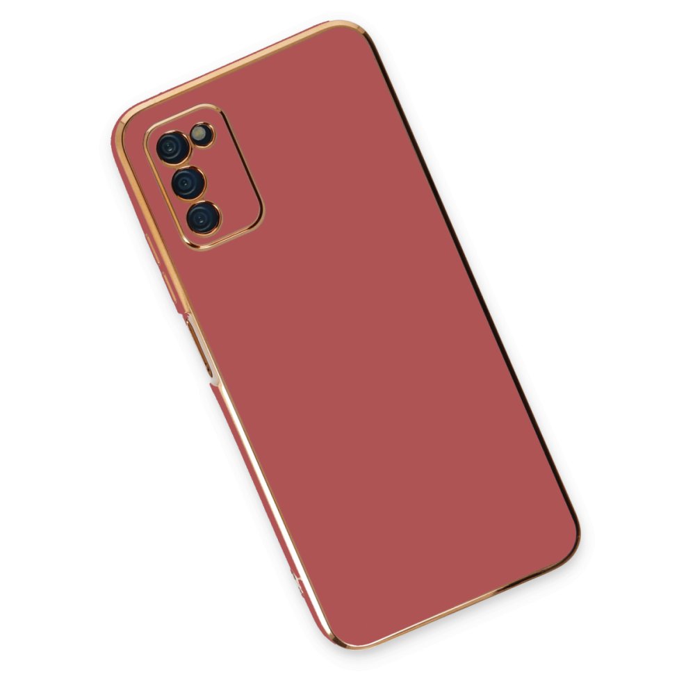 Newface Samsung Galaxy A03S Kılıf Volet Silikon - Kırmızı