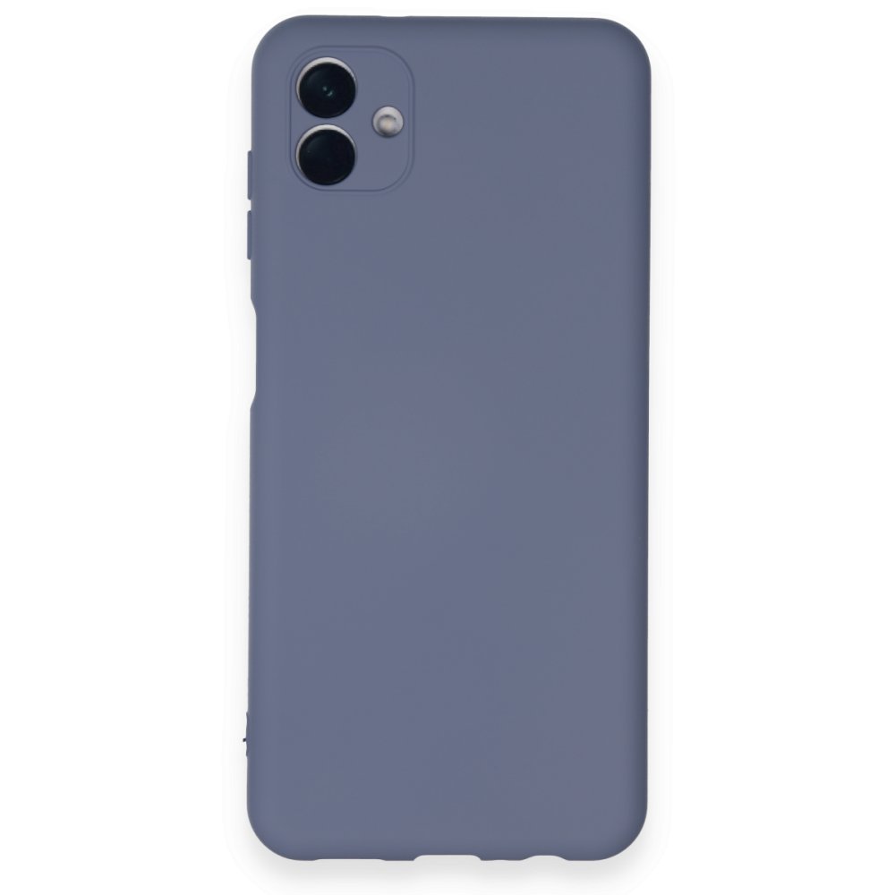 Newface Samsung Galaxy A04 Kılıf Nano içi Kadife Silikon - Gri