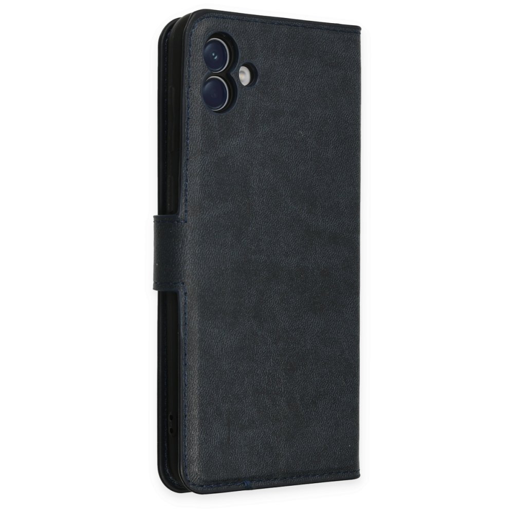 Newface Samsung Galaxy A04 Kılıf Trend S Plus Kapaklı Kılıf - Lacivert