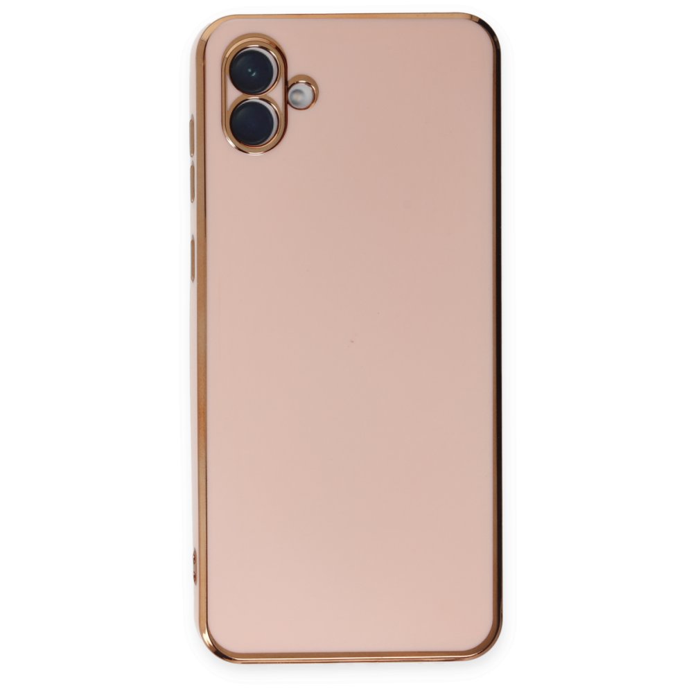 Newface Samsung Galaxy A04 Kılıf Volet Silikon - Pembe