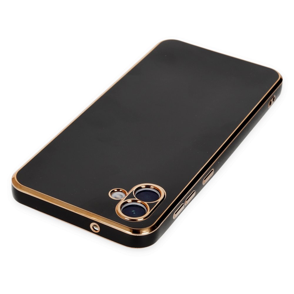 Newface Samsung Galaxy A04 Kılıf Volet Silikon - Siyah