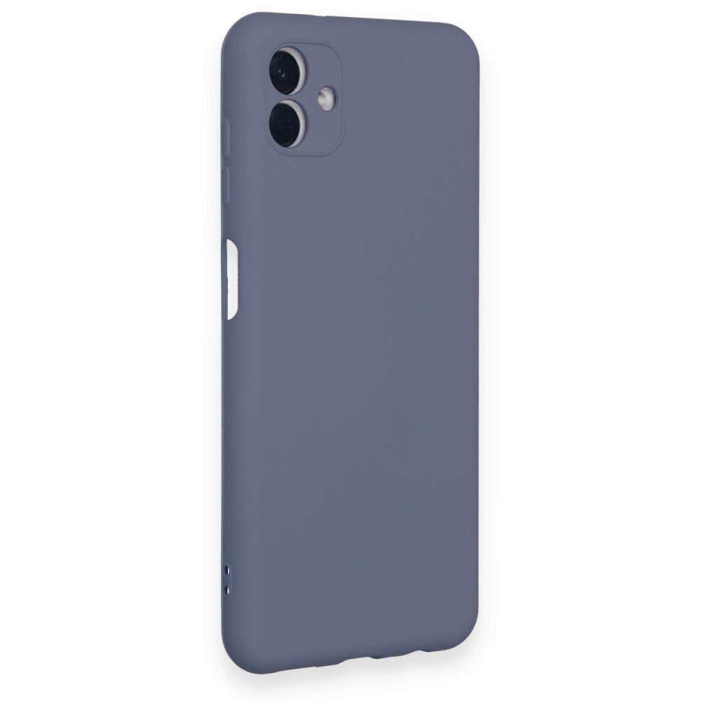 Newface Samsung Galaxy A04E Kılıf Nano içi Kadife Silikon - Gri