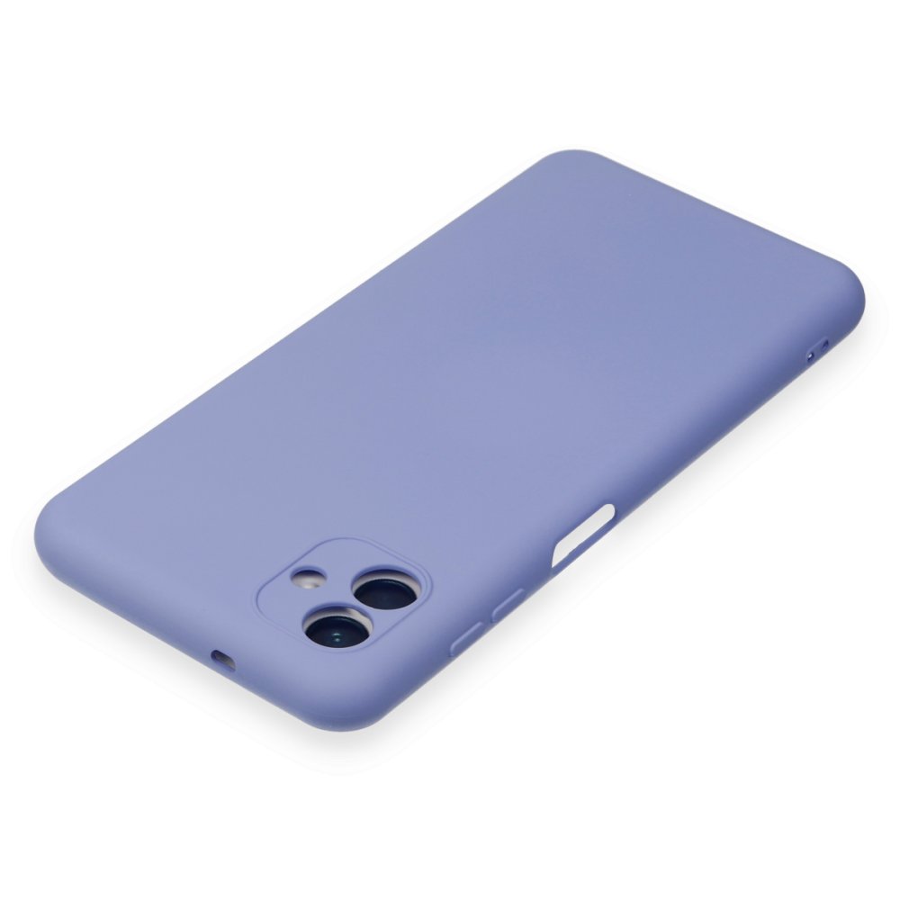 Newface Samsung Galaxy A04E Kılıf Nano içi Kadife Silikon - Lila