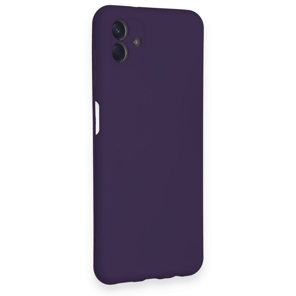 Newface Samsung Galaxy A04E Kılıf Nano içi Kadife Silikon - Mor