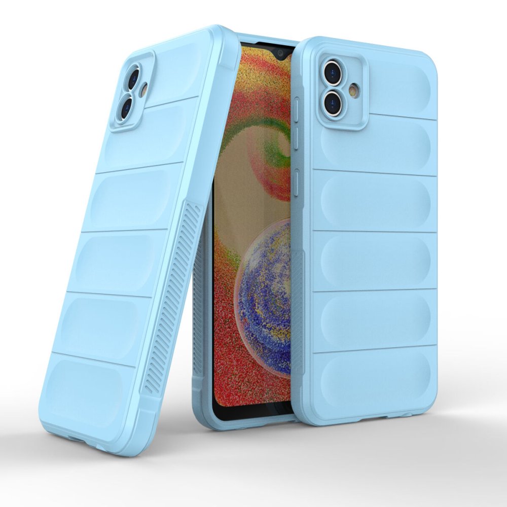 Newface Samsung Galaxy A04E Kılıf Optimum Silikon - Sky Blue