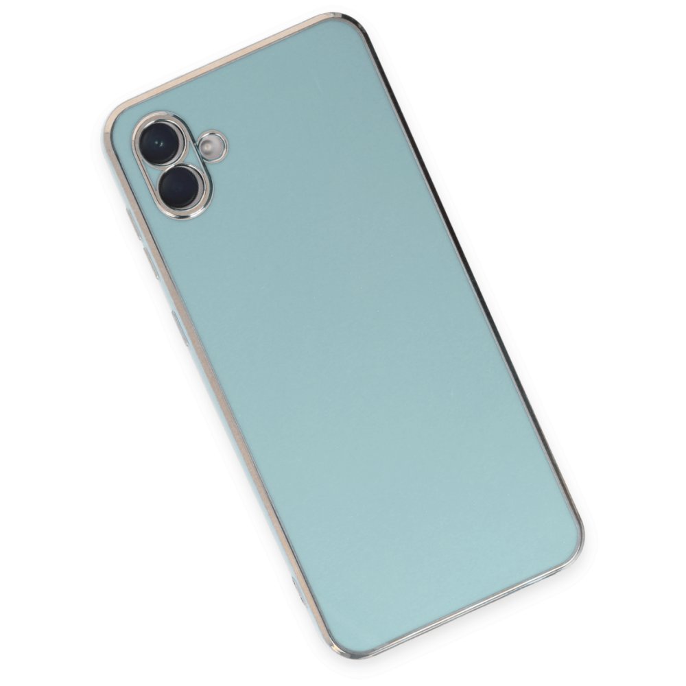 Newface Samsung Galaxy A04E Kılıf Volet Silikon - Açık Yeşil