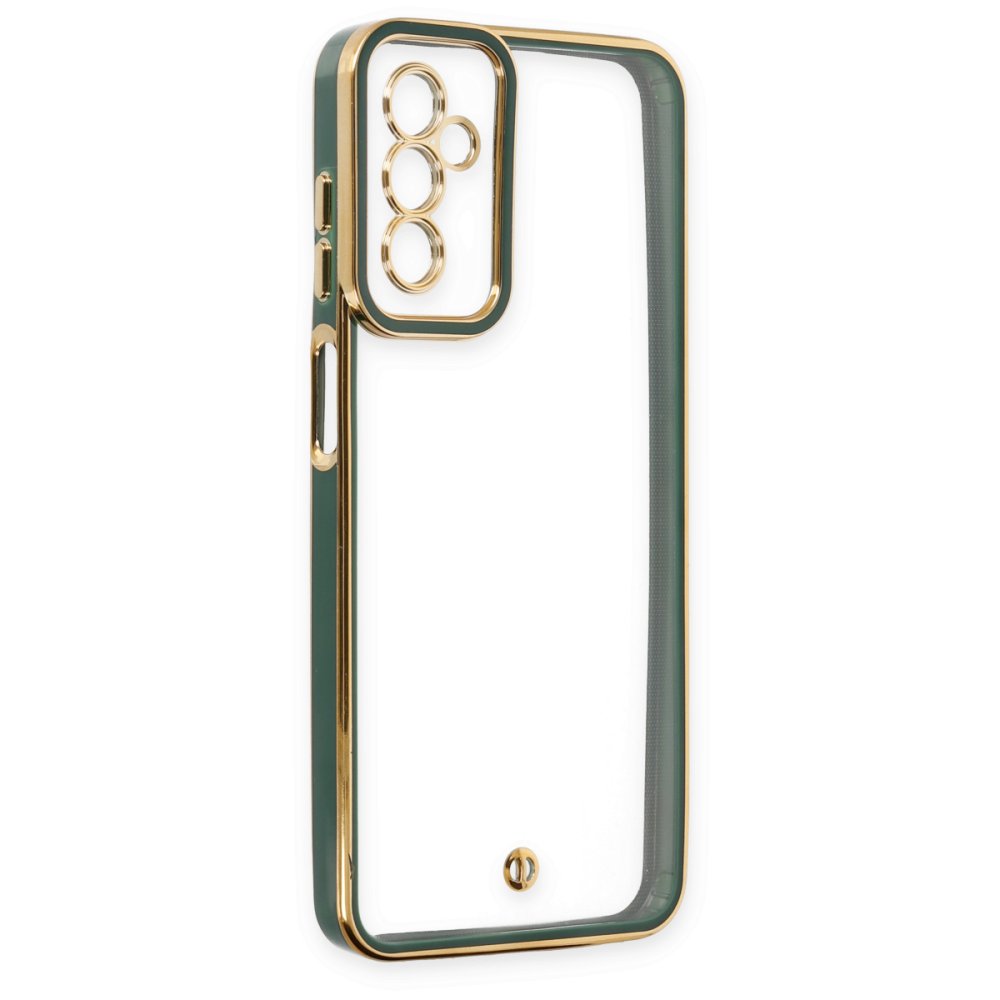 Newface Samsung Galaxy A04S Kılıf Liva Lens Silikon - Yeşil