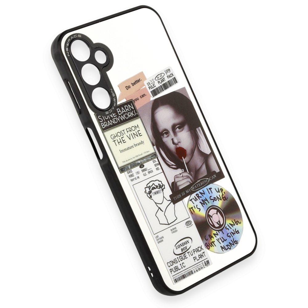 Newface Samsung Galaxy A04S Kılıf Mirror Desenli Kapak - Mirror - 2