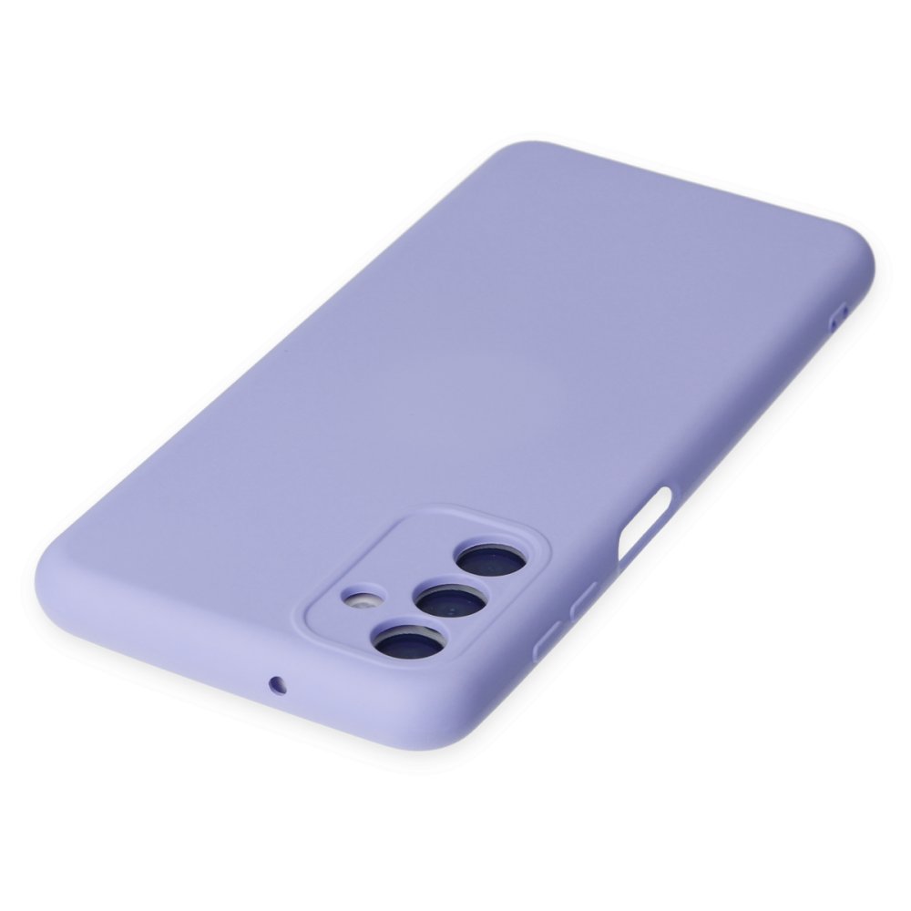 Newface Samsung Galaxy A04S Kılıf Nano içi Kadife Silikon - Lila