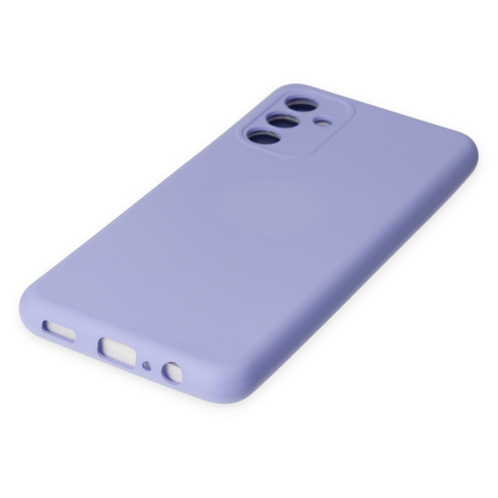 Newface Samsung Galaxy A04S Kılıf Nano içi Kadife Silikon - Lila