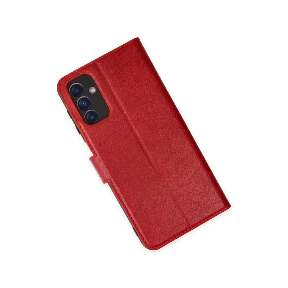 Newface Samsung Galaxy A04S Kılıf Trend S Plus Kapaklı Kılıf - Kırmızı