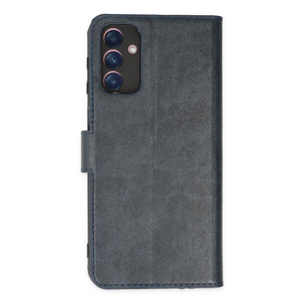 Newface Samsung Galaxy A04S Kılıf Trend S Plus Kapaklı Kılıf - Lacivert