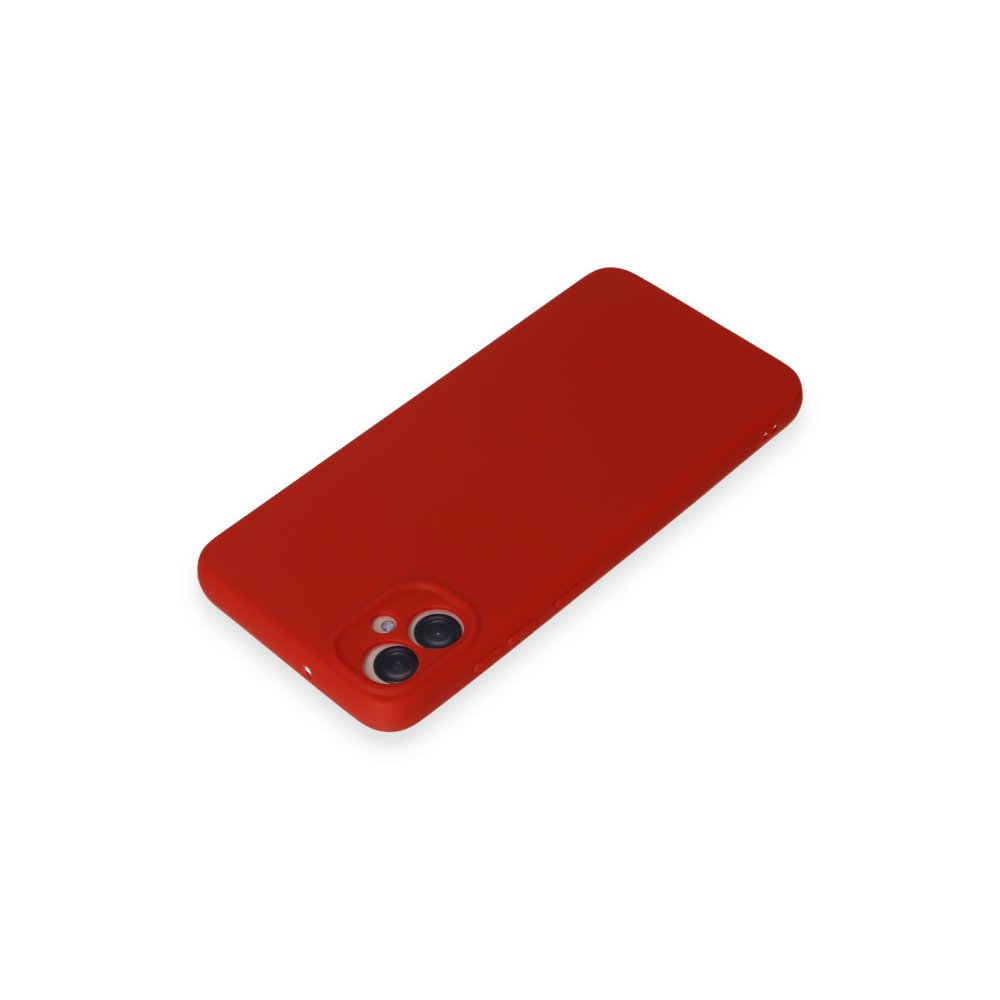 Newface Samsung Galaxy A05 Kılıf First Silikon - Kırmızı