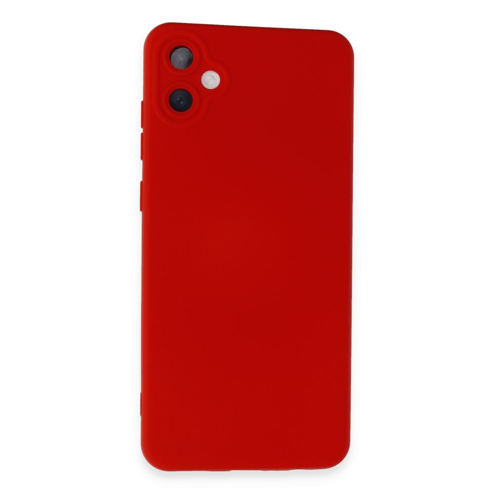 Newface Samsung Galaxy A05 Kılıf Nano içi Kadife Silikon - Kırmızı