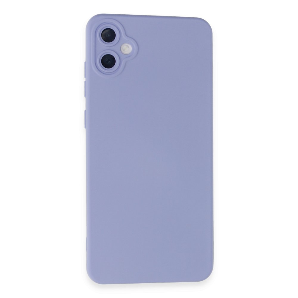 Newface Samsung Galaxy A05 Kılıf Nano içi Kadife Silikon - Lila