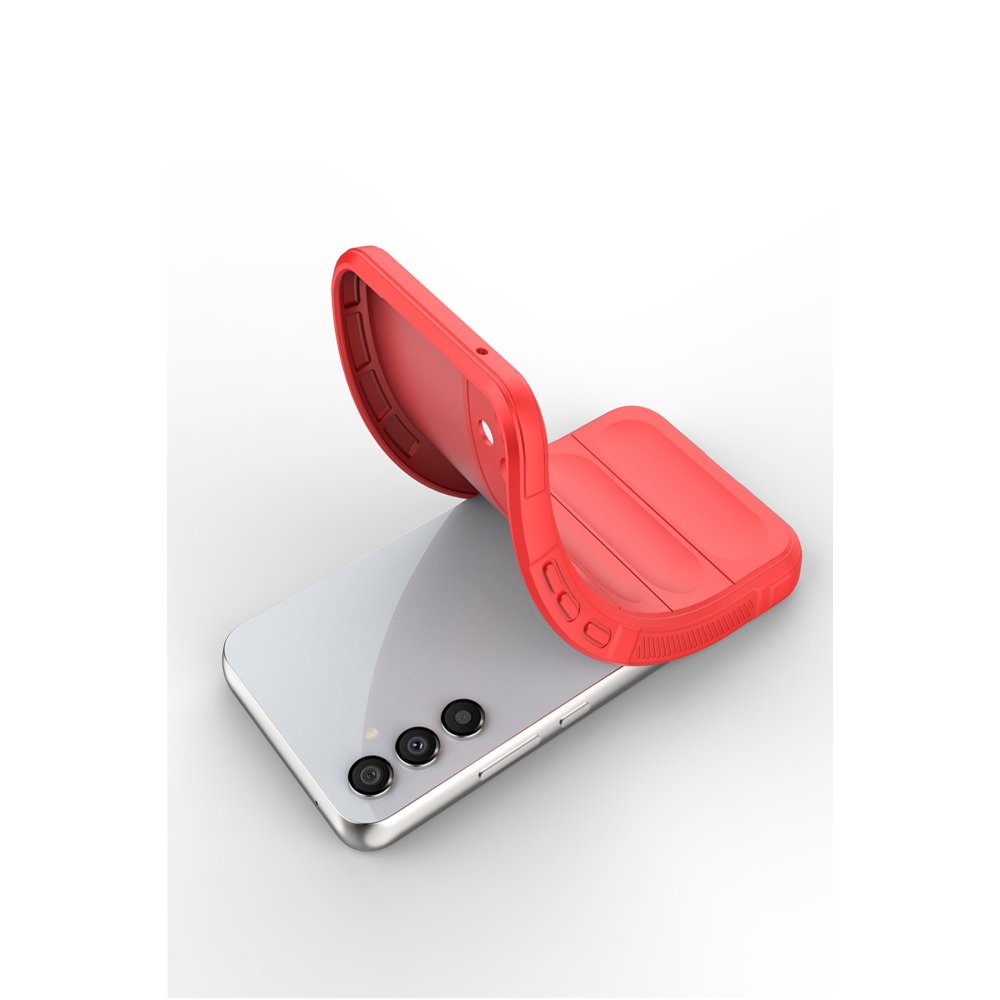 Newface Samsung Galaxy A05S Kılıf Optimum Silikon - Kırmızı