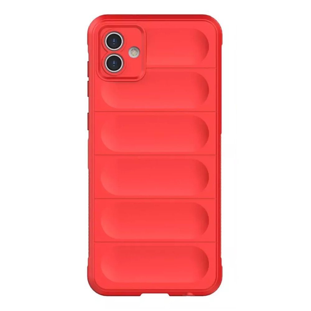 Newface Samsung Galaxy A06 Kılıf Optimum Silikon - Kırmızı