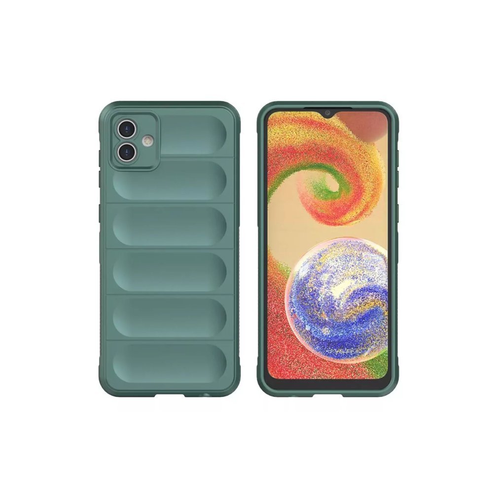 Newface Samsung Galaxy A06 Kılıf Optimum Silikon - Koyu Yeşil