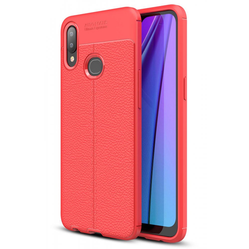 Newface Samsung Galaxy A10S Kılıf Auto Focus Kapak - Kırmızı